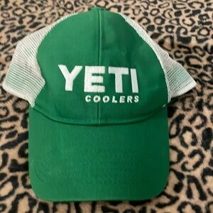 Yeti Coolers Green Trucker SnapBack Hat